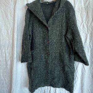 Vintage Eva Tralala Paris Boucle Wool Coat
